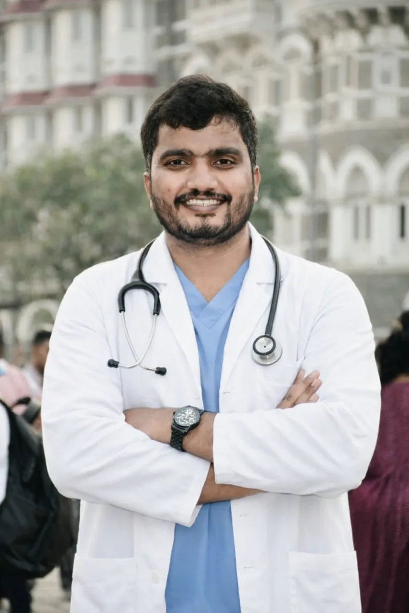 Dr. Akif in Mumbai, where he trained in General Medicine